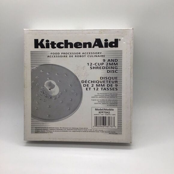KitchenAid Food Processor Shredding Disc - Picture 1 of 5